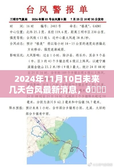 2024年11月10日及未來數(shù)日臺風動態(tài)，最新消息與全面解析