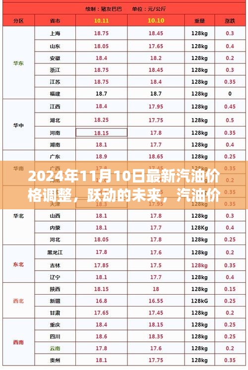 躍動的未來，汽油價(jià)格調(diào)整背后的勵(lì)志故事與力量，2024年最新動態(tài)