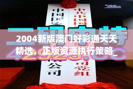 2004新版澳門(mén)好彩通天天精選，正版資源執(zhí)行策略_套裝版TBA536.53