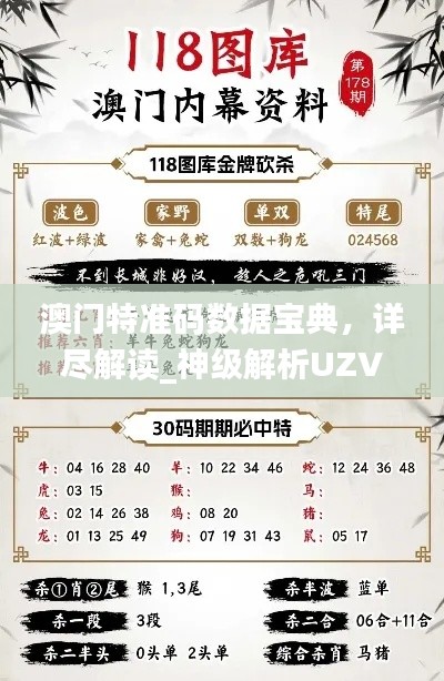 澳門特準碼數(shù)據(jù)寶典，詳盡解讀_神級解析UZV444.11