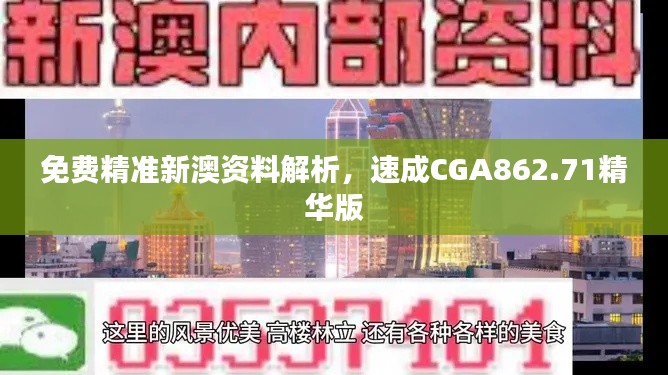 免費(fèi)精準(zhǔn)新澳資料解析，速成CGA862.71精華版