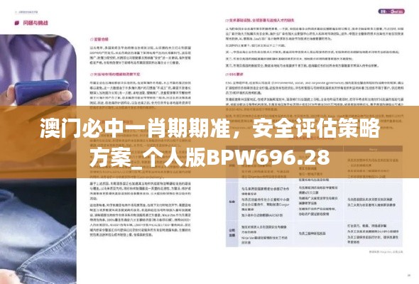 澳門必中一肖期期準(zhǔn)，安全評(píng)估策略方案_個(gè)人版BPW696.28