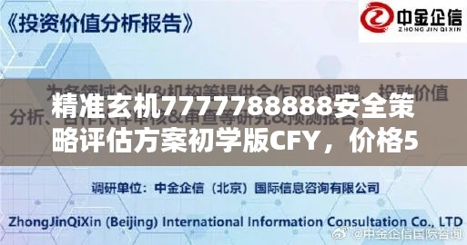 精準玄機7777788888安全策略評估方案初學版CFY，價格58.49元