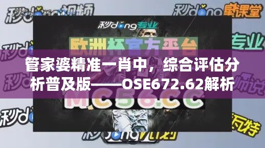 管家婆精準(zhǔn)一肖中，綜合評估分析普及版——OSE672.62解析