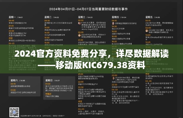 2024官方資料免費分享，詳盡數(shù)據(jù)解讀——移動版KIC679.38資料