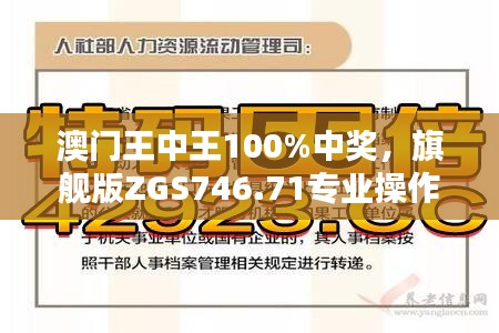 澳門王中王100%中獎(jiǎng)，旗艦版ZGS746.71專業(yè)操作指南