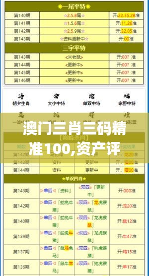 澳門三肖三碼精準100,資產評估_破虛RCQ28.98