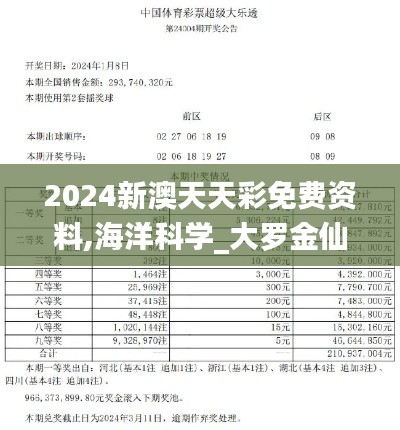 2024新澳天天彩免費(fèi)資料,海洋科學(xué)_大羅金仙TFU751.96