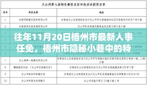 梧州市人事任免與隱秘小巷的特色小店，人事變遷背后的驚喜邂逅之旅