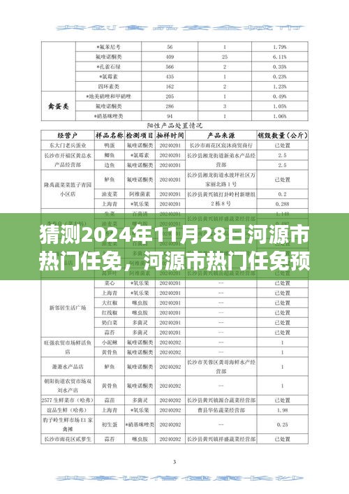 河源市熱門任免預測報告，揭秘2024年11月28日的人才動向深度分析