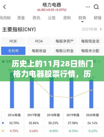 歷史上的11月28日格力電器股票行情回顧與心靈旅行的奇妙交匯