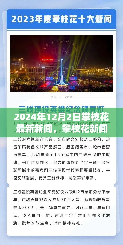 攀枝花新篇章開啟，最新新聞特寫報(bào)道，日期為2024年12月2日