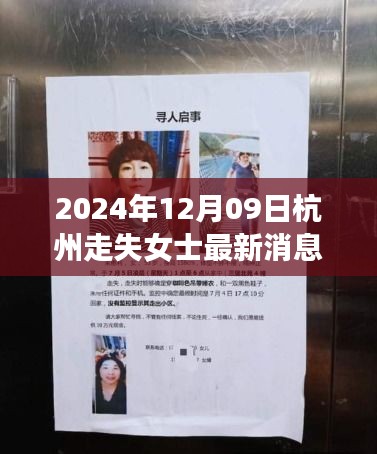 杭州失蹤女士事件最新進展與深度分析，失蹤女士最新消息揭秘（2024年12月09日）