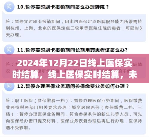 線上醫(yī)保實(shí)時(shí)結(jié)算，未來醫(yī)療支付的新模式展望