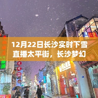 長(zhǎng)沙夢(mèng)幻飄雪日，太平街實(shí)時(shí)下雪直播絕美呈現(xiàn)