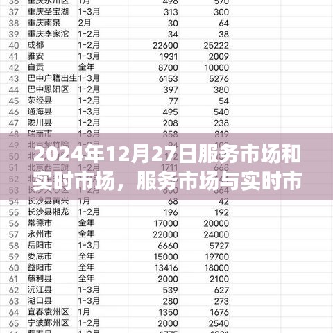 2024年12月27日，服務(wù)市場與實(shí)時市場的交融深度洞察與觀點(diǎn)碰撞