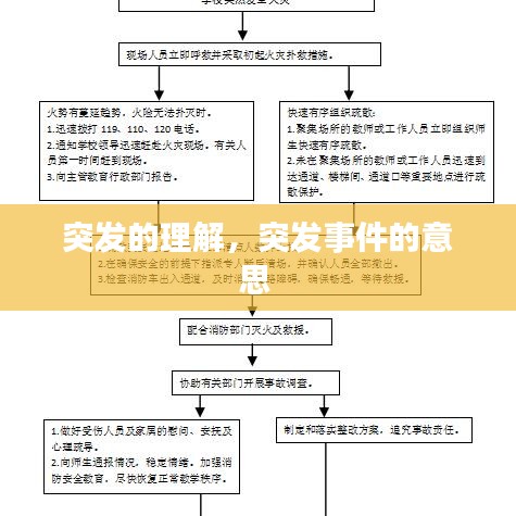 突發(fā)的理解，突發(fā)事件的意思 