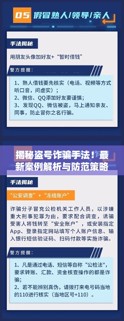 揭秘盜號詐騙手法！最新案例解析與防范策略全攻略