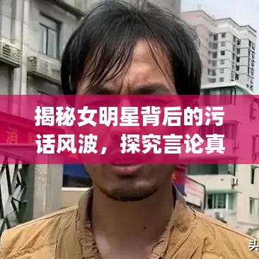 揭秘女明星背后的污話風波，探究言論真相與語境探究