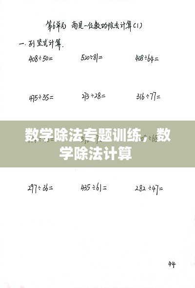 數(shù)學(xué)除法專題訓(xùn)練，數(shù)學(xué)除法計算 