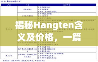 揭秘Hangten含義及價格，一篇文章帶你了解透徹！